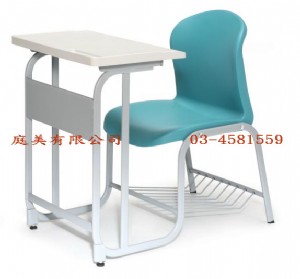 TMPP-102B 新型學生單人連結課桌椅 W59.5x